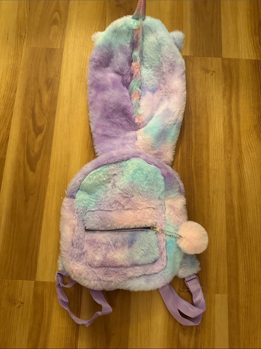 Unicorn Hood Backpack - Kids Accessories - Multi-Color